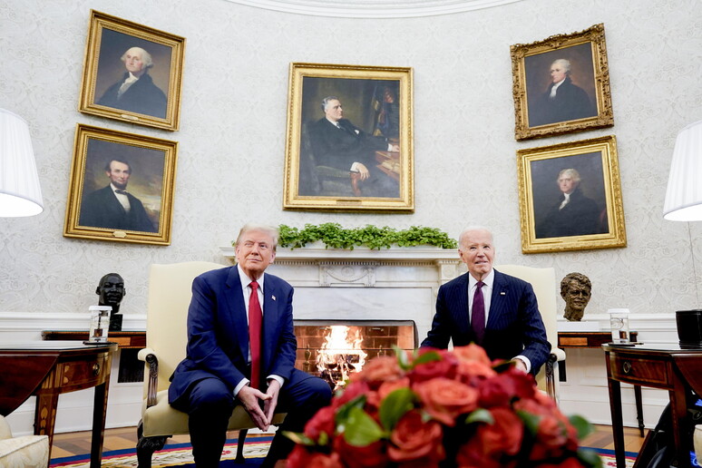 US President Biden hosts President-elect Trump at the White House