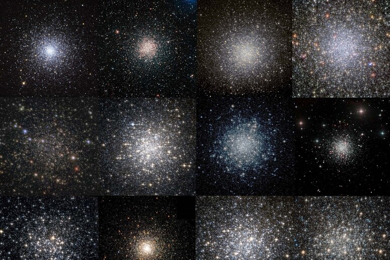 Gli ammassi globulari studiati in dettaglio (fonte: ESA/Hubble - ESO – SDSS) - RIPRODUZIONE RISERVATA