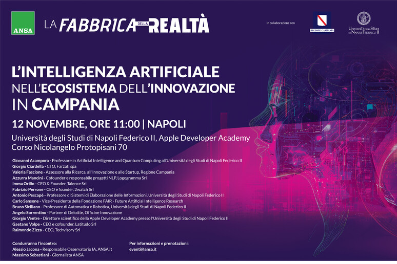 L 'Intelligenza artificiale nell 'ecosistema dell 'innovazione in Campania - RIPRODUZIONE RISERVATA