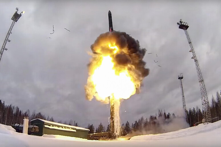 Un missile ipersonico russo. Immagine d 'archivio - RIPRODUZIONE RISERVATA