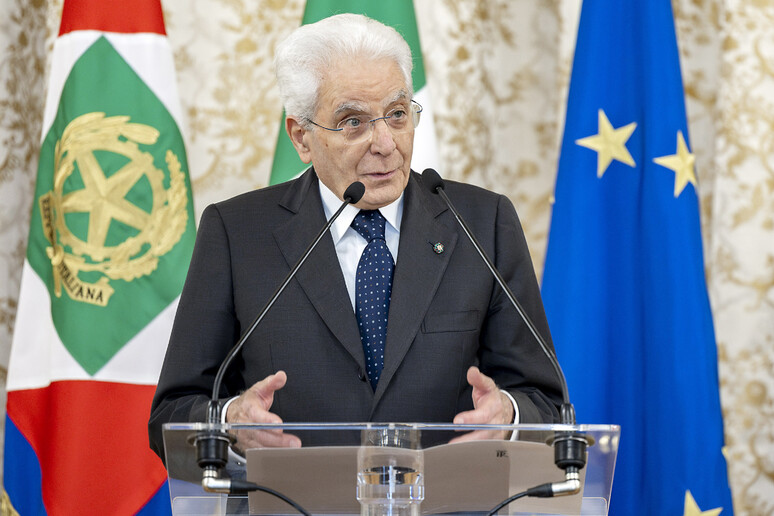 Il capo dello Stato, Sergio Mattarella - RIPRODUZIONE RISERVATA