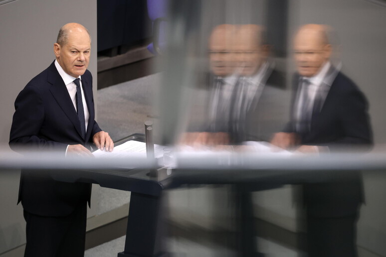 Il cancelliere tedesco Olaf Scholz © ANSA/EPA