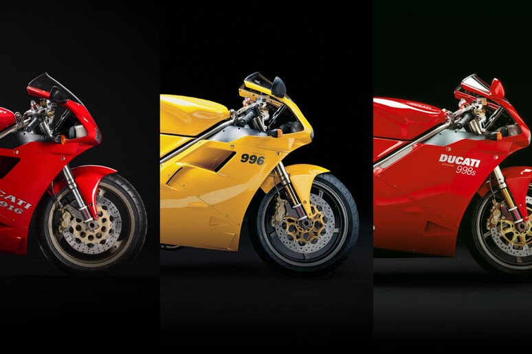 Al World Ducati Week le celebrazioni per i 30 anni della 916 © ANSA/Ducati