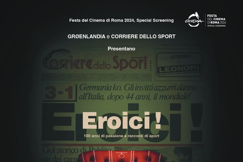 Il docufilm  'Eroici ' tra i 5 finalisti dei Nastri d 'Argento - RIPRODUZIONE RISERVATA