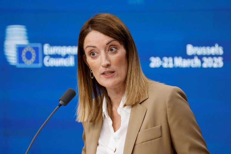 Metsola: "Da Cina stop alle sanzioni contro gli eurodeputati" © ANSA/AFP