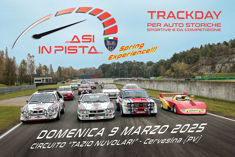 Oltre cento storiche ad Asi in Pista, domenica il track day - RIPRODUZIONE RISERVATA