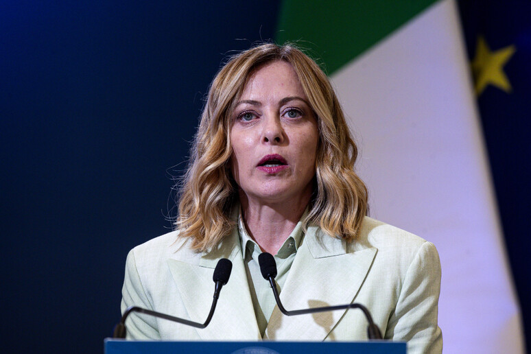 La presidente del Consiglio Giorgia Meloni - RIPRODUZIONE RISERVATA