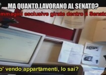 Fannulloni al Senato svelati dalle 'Iene'